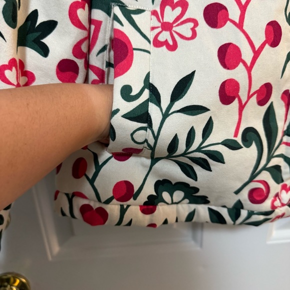 By Anthropologie Floral Patterned Jacket Size Small NWOT $168 - Picture 4 of 13